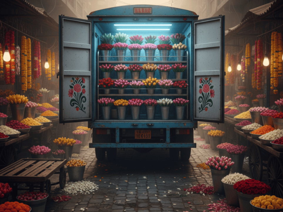 Keeping Flower Transport Fresh with Refrigerated Trucks